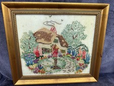Vintage Framed Embroidery