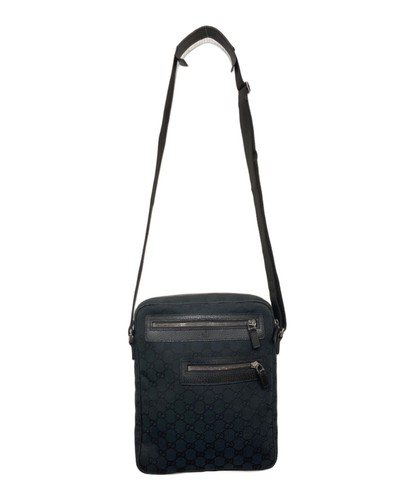 Gucci canvas shoulder bag - gg,