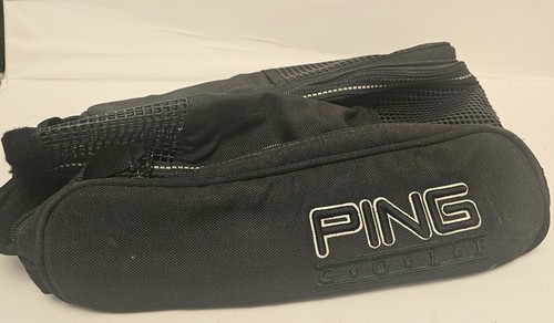 Ping black golf shoe bag - ping,