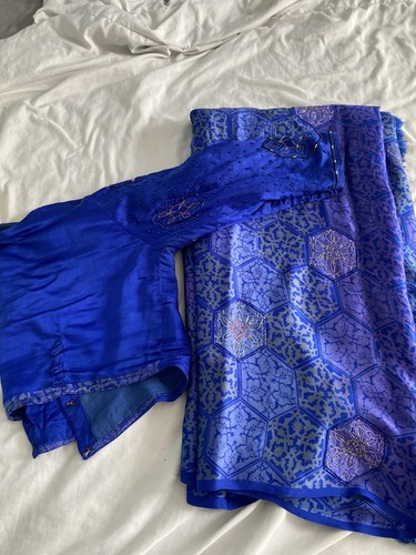 Saree and blouse - and, silk