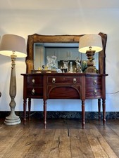 Bow-Fronted Mahogany Sideboard