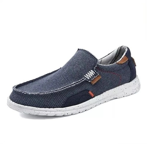 Men casual canvas slip - canvas, on