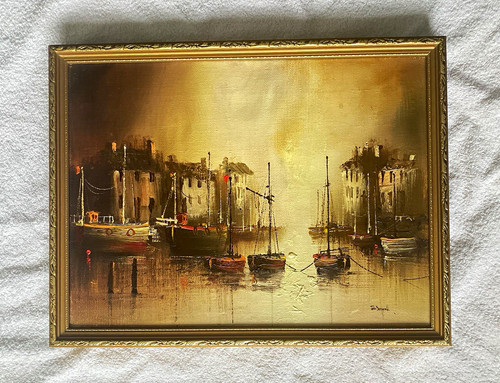 John bampfield signed - bampfield, framed