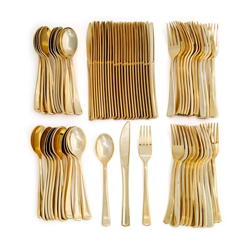 Premium metallic gold plastic - premium,