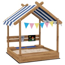 Outsunny Sand Pit with Canopy