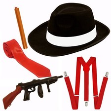 Red 1920'S GANGSTER FANCY