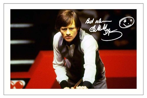 Alex higgins signed autograph - signed,