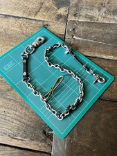 Custom Levi's Wallet Chain, Stainless Steel & Braided Leather Rocker Biker Jeans