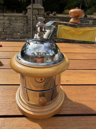 Wooden coffee bean grinder - wooden,