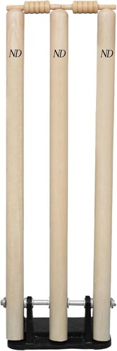 Wooden cricket stumps - cricket,