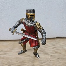 Schleich FOOT SOLDIER Red Knight Sword Figure Castle Adventure 2005 Retire 70024