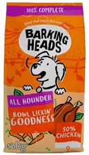 Barking Heads Adult Dog Food Chicken 12kg Natural  Immunity Vitality bag damage