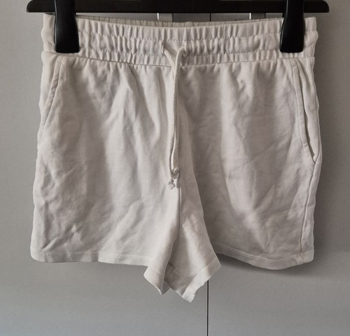 Zara ladies white shorts size - white,