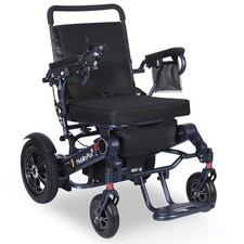 MobilityPlus+ Ultra-Light InstaSplit Electric Wheelchair Navy Blue | 4mph, 700W