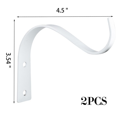 2xcast iron decorative bracket - iron,