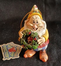 Jim Shore Disney Traditions Snow White Seven Dwarfs Happy Hanging Ornament