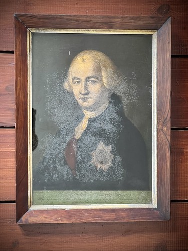 Georgian reverse glass - georgian,