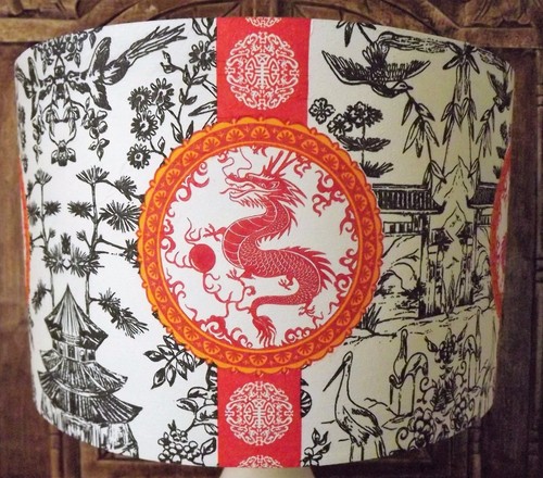 Chinese lampshade oriental - chinese,