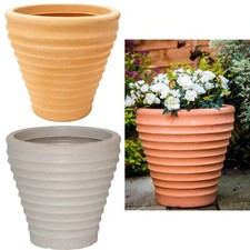 Large Moroccan Planter Outdoor Plant Pots Containers Lightweight Shatterproof UK