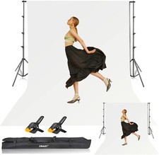 EMART 8.5x10ft White Backdrop