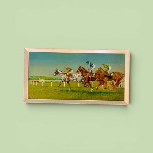 Large vintage horse racing - large,
