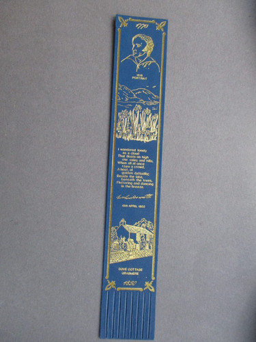 Leather bookmark william - leather,