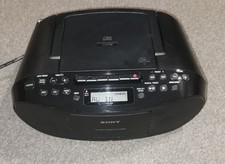 Vintage SONY CFD-S50 CD Player Cassette Tape  FM AM Radio Portable Boombox VGC