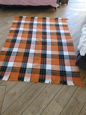 Tartan Woollen Throw With