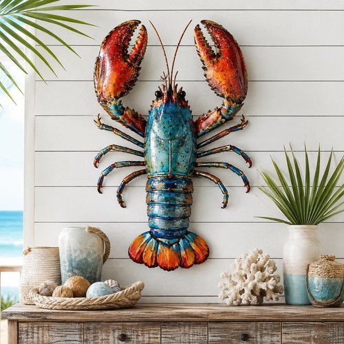 Lobster metal wall art - metal,