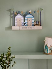 Next Blue White Wooden Beach