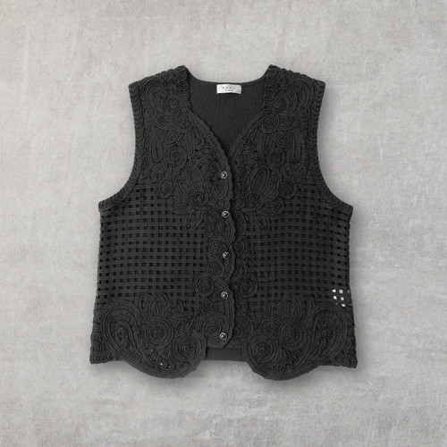 Japanese vintage crochet knit - vintage,