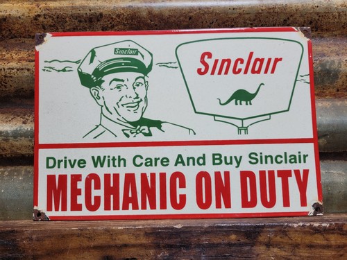 Vintage sinclair porcelain - sinclair,