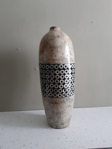 Large floor vase - vase, crackle