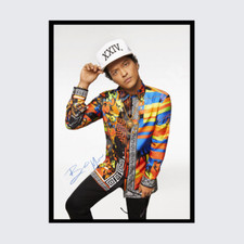 BRUNO MARS SIGNED AUTOGRAPH