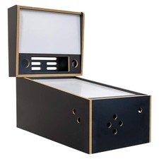 27" Black Premium Pinball Arcade Cabinet Flat Pack Kit