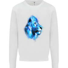 Watercolour Lion Kids Sweatshirt Jumper