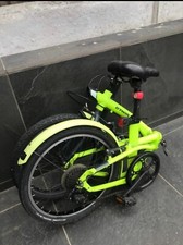 B-Twin Tilt 500 Green Folding Bike