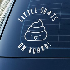 Little Sh*ts on Board Sticker