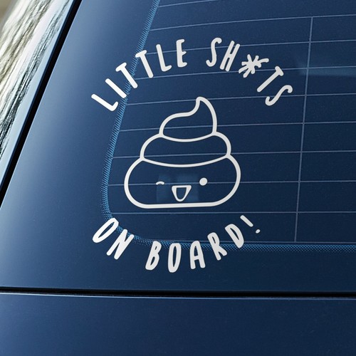 Little board sticker - sh*ts, on