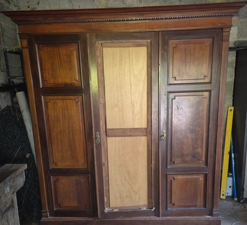 Antique triple wardrobe - triple,