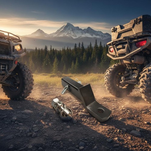 Atv tow hitch kit heavy - tow,