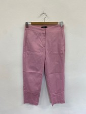 Amazing Marks & Spencers Cropped trousers UK8 Pink rose Classic The Mia HT149