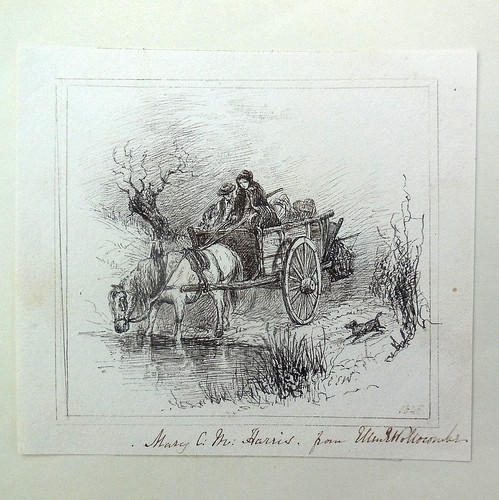 Vintage c19th miniature - pen, &