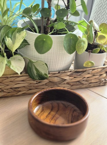 Vintage wooden bowl - wooden, rustic