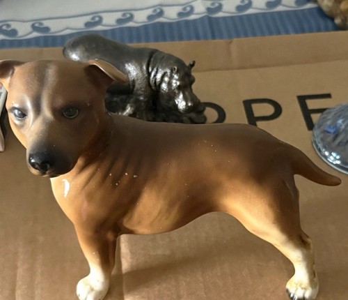 Ceramic dog figurine - ceramic,