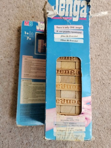 Vintage jenga blocks 1996 - vintage,