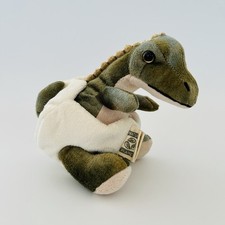 Nature Planet Soft Toy Cuddly Plush Brontosaurus Sauropod Dinosaur Egg Shell 6”