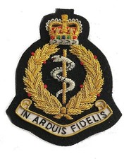 RAMC Royal Army Medical Corps Military Blazer Badge Wire Bullion Badge