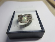 STERLING SILVER & Genuine OPAL