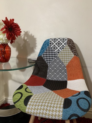 Patch work dining chair - work,